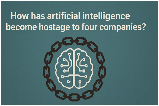 How Has Artificial Intelligence Become Hostage to 4 Companies?